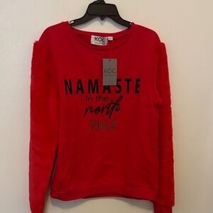 Vibrant Red Holiday Sweater